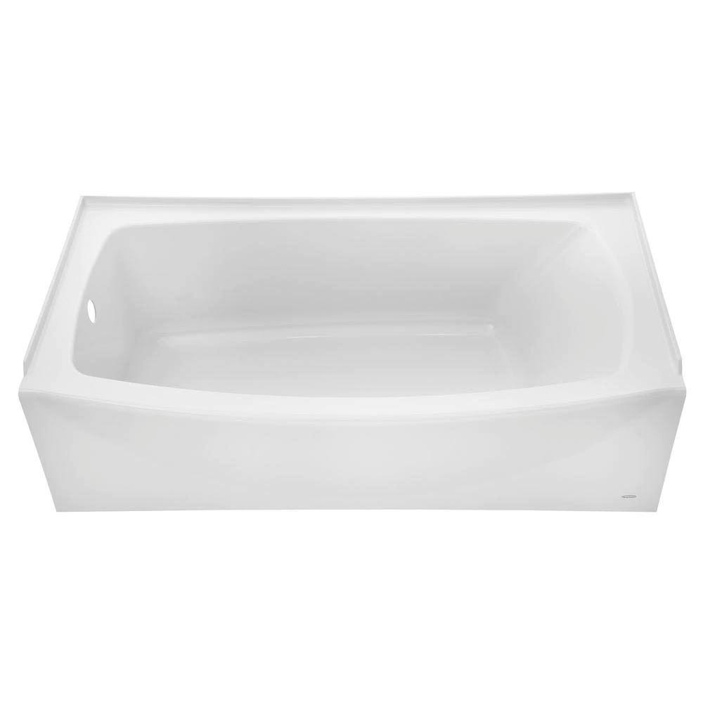 Left Drain Bathtub in Arctic White N5479