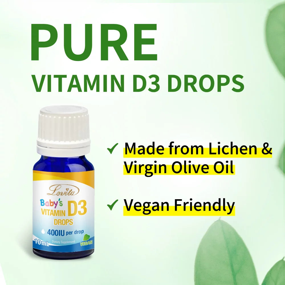 Vegan Liquid Vitamin D3 400IU 0.34 Oz H632907