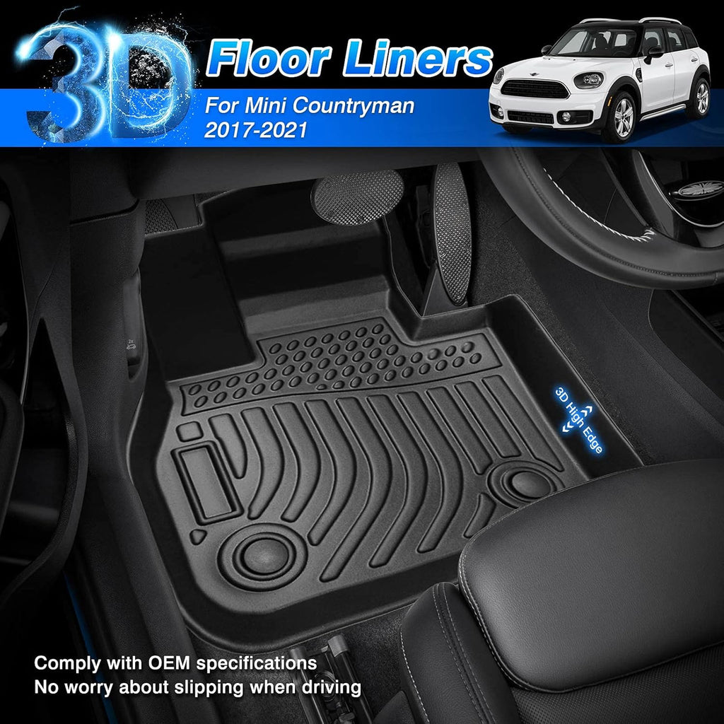 All Weather Floor Liners for Mini Countryman B955