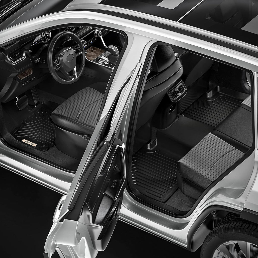 Black TPE All Weather Floor Mats D567164