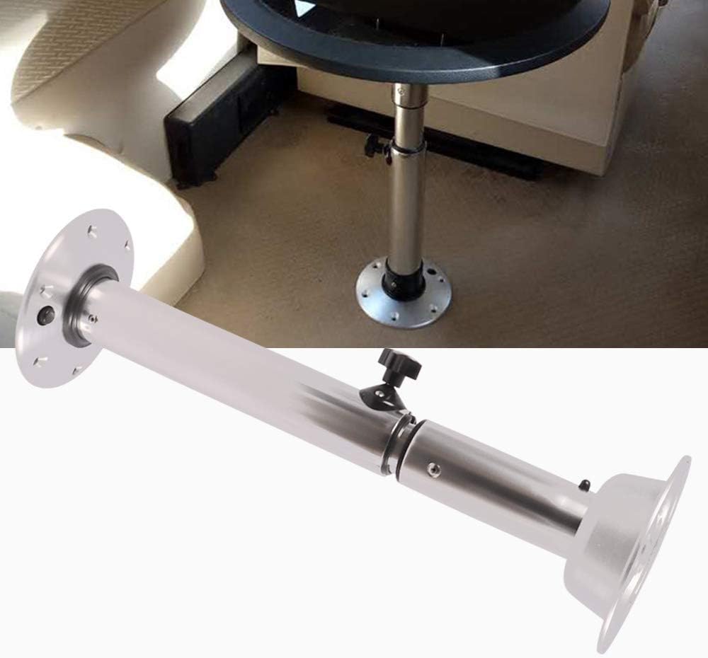 Silver Adjustable Height Table Pedestal Stand Base H9293