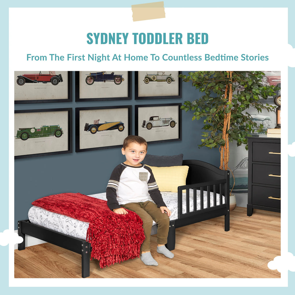 Black Toddler Bed W875002