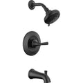 Single-Handle 6-Spray Tub and Shower Faucet in Matte Black P4818