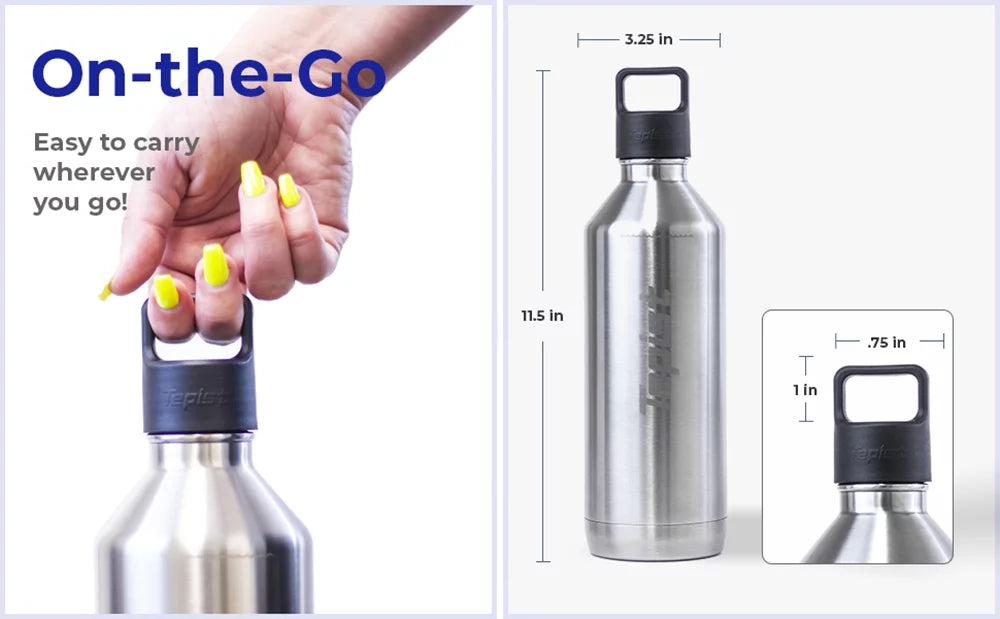 30oz Stainless Steel Vacuum Bottle V161