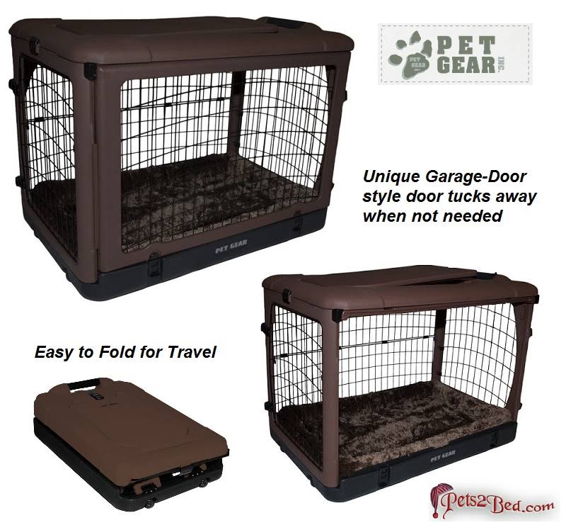 Medium Steel Dog Crate with Pad B364