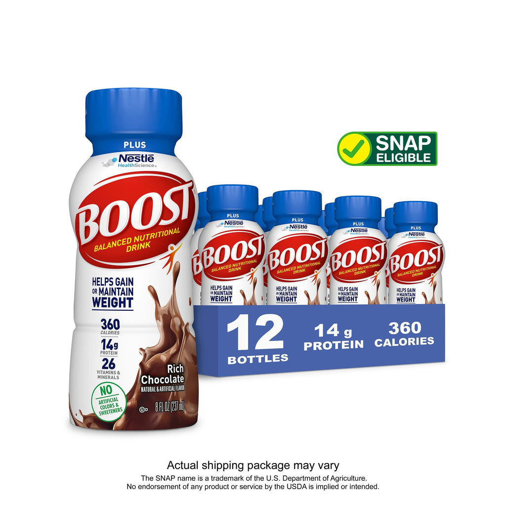 Rich Chocolate Nutritional Drink, 14g Protein, 12-8 fl oz Bottles V722069