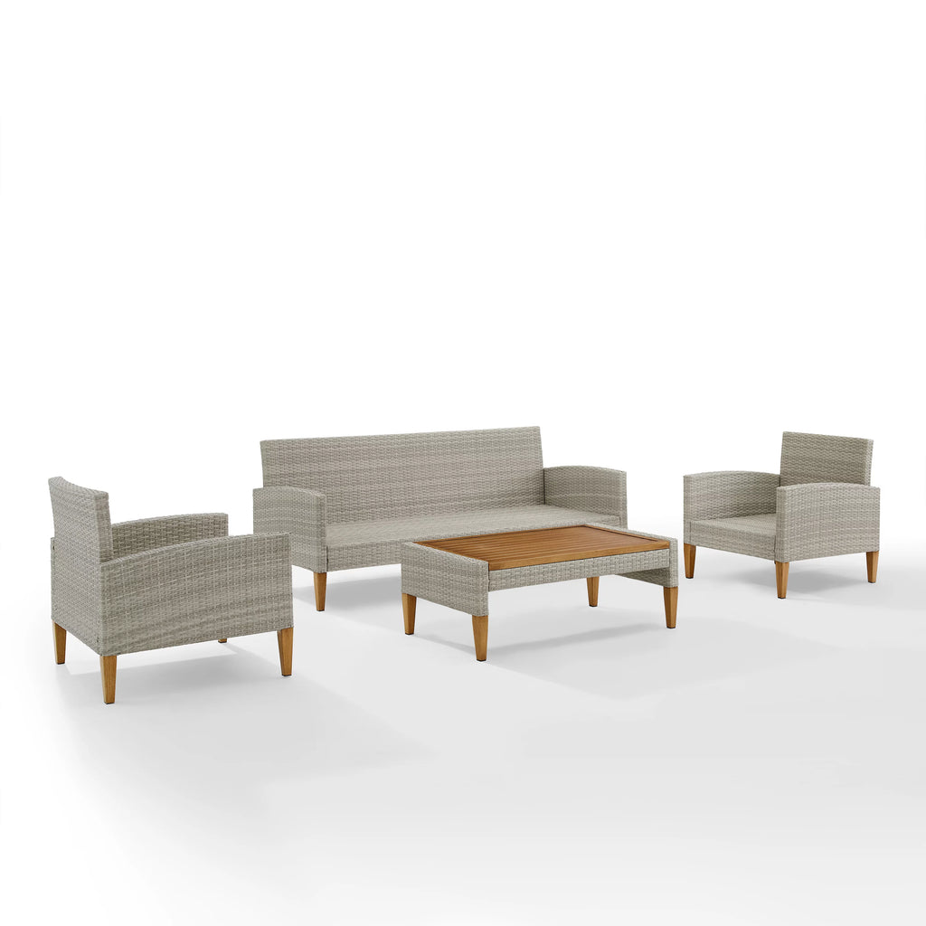 Outdoor Wicker 4 Piece Sofa Set U9152