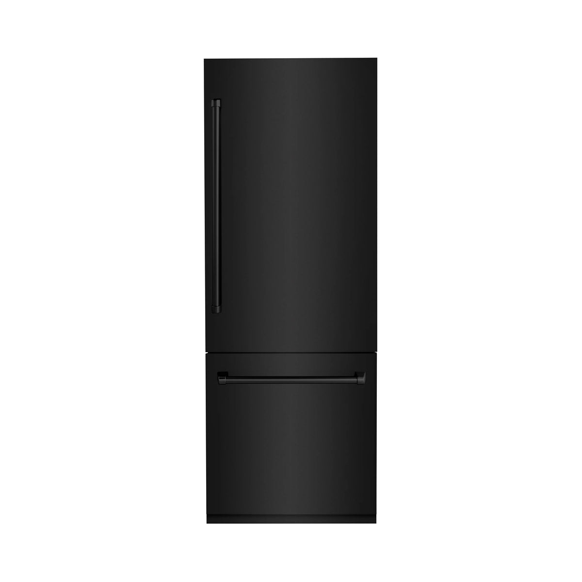 30 16.1 cu. ft. Built-In Refrigerator with Internal Water and Ice Dispenser in Black Stainless Steel Q681