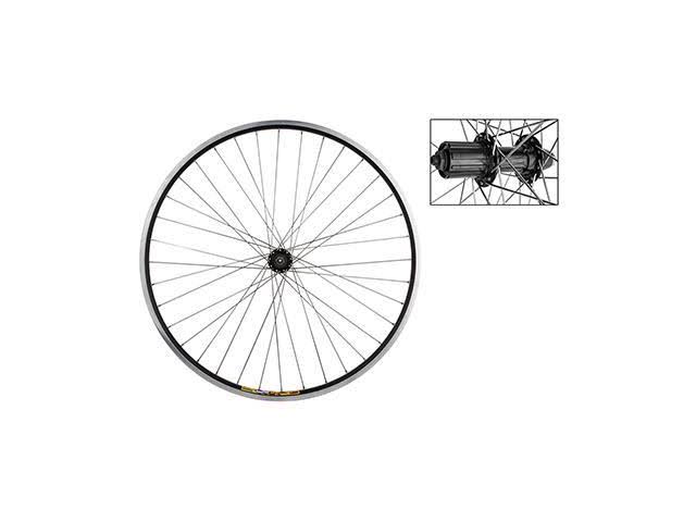 700c Black Alloy Rear Wheel V121