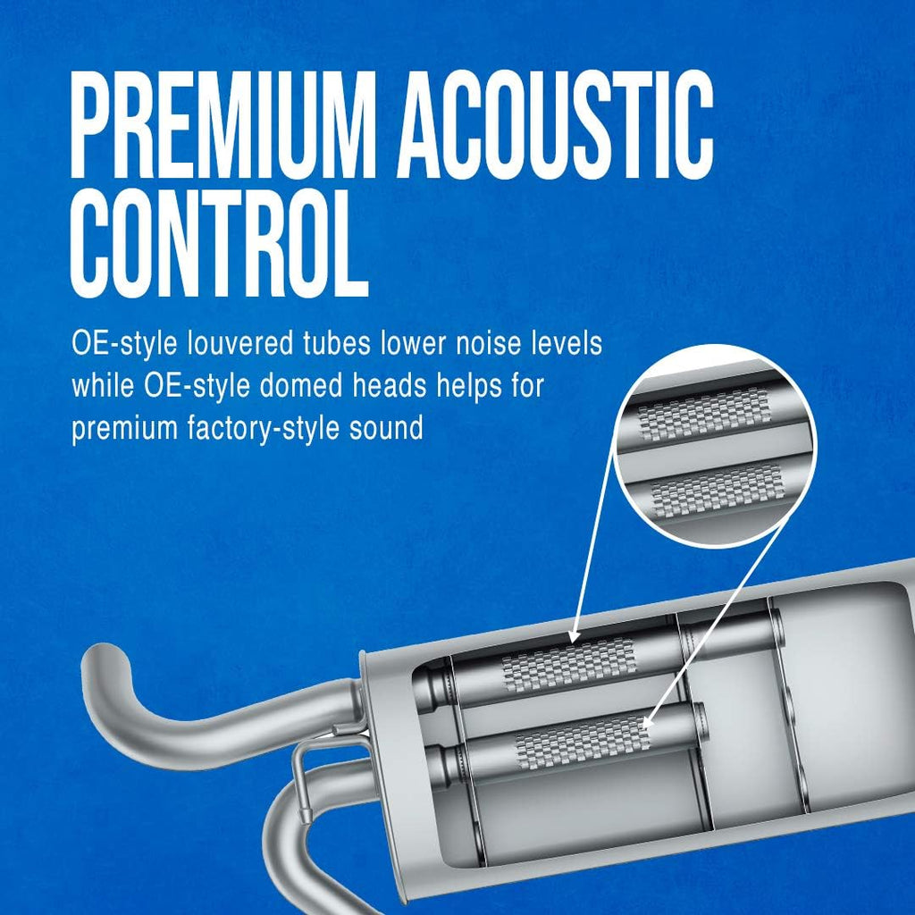 Quiet-Flow Exhaust Muffler Pack of 2 F17620