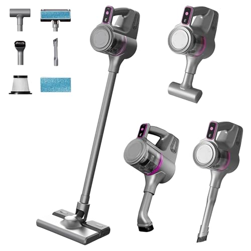 Cordless Stick Vacuum Cleaner with LED Display, 2000mAh Battery, Anti Hair Wrap P994