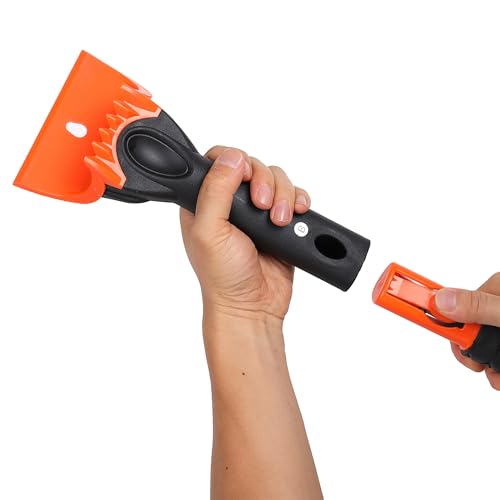 Extendable Snow Brush with Detachable Ice Scraper O130