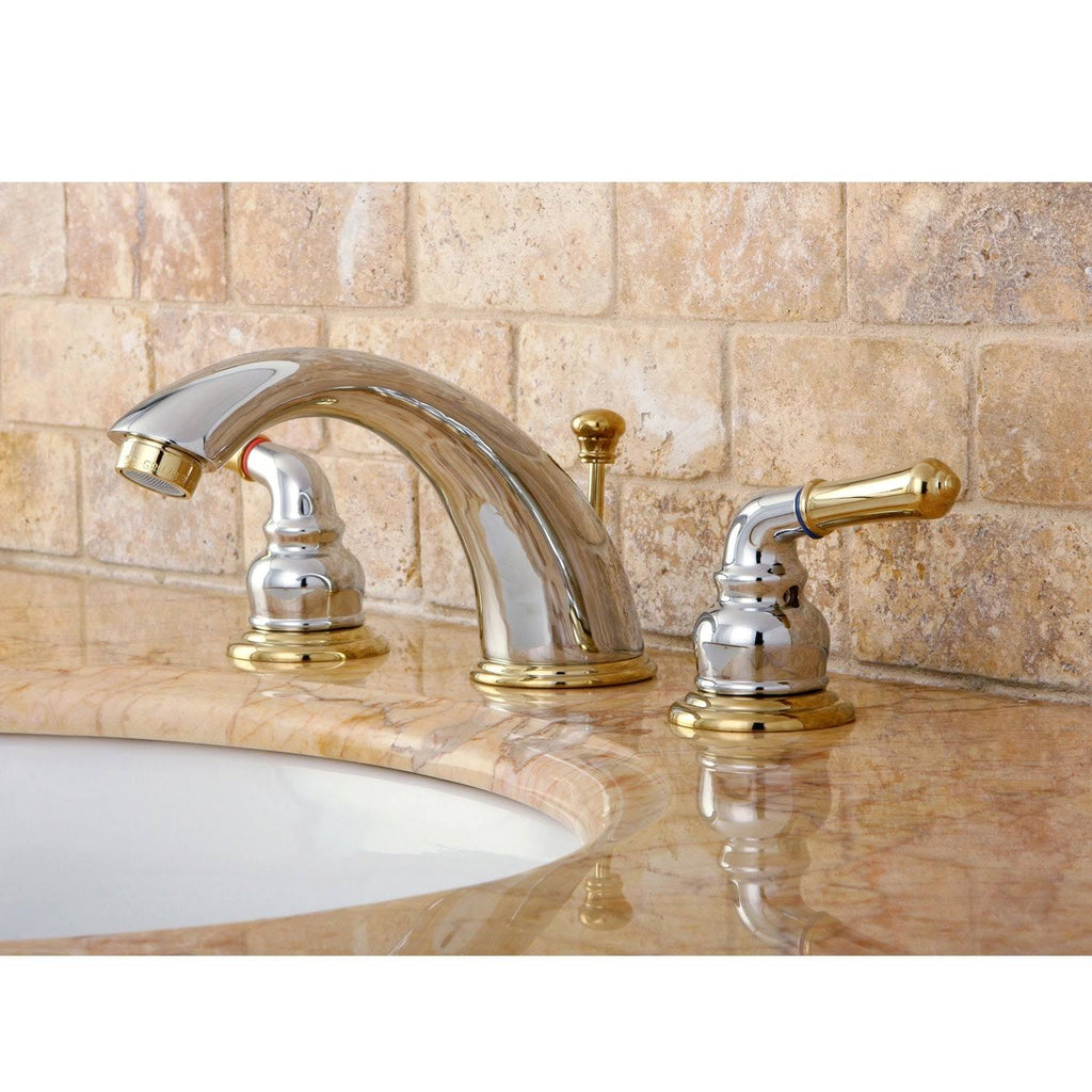 Polished Chrome Widespread Bathroom Faucet O147136