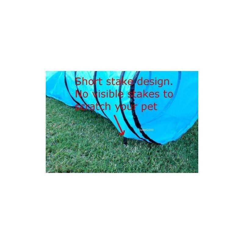 18 Ft Dog Agility Training Open Tunnel W418517