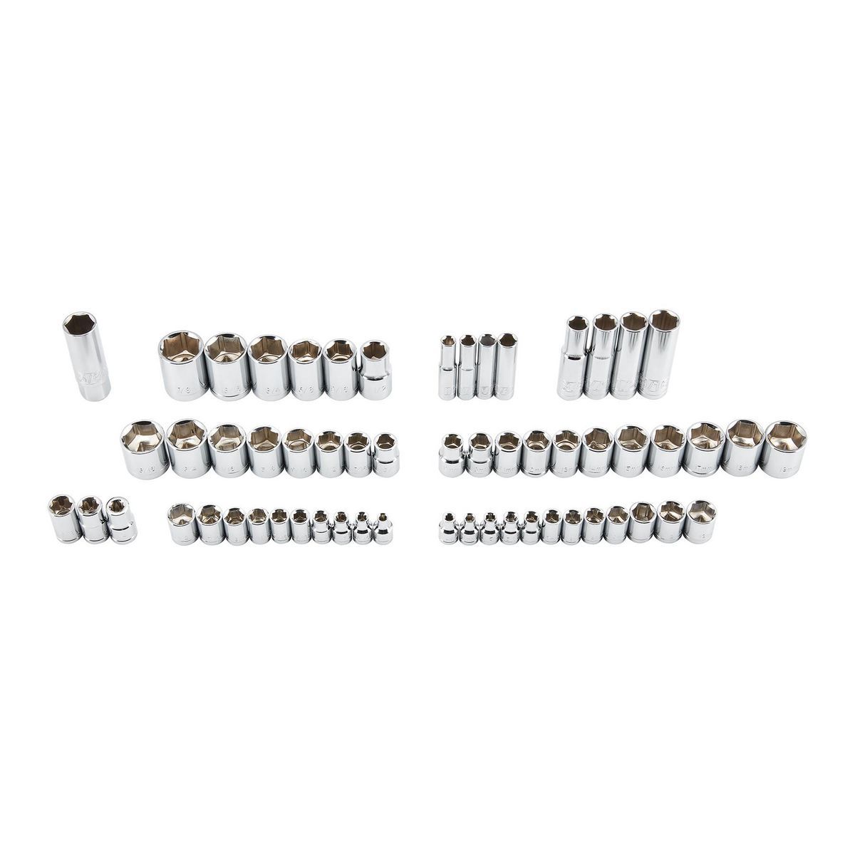 64-Piece SAE and Metric Socket Set W143925