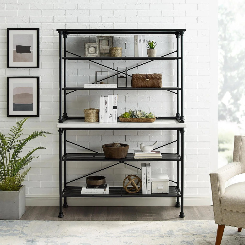 Matte Black Baker's Rack F799