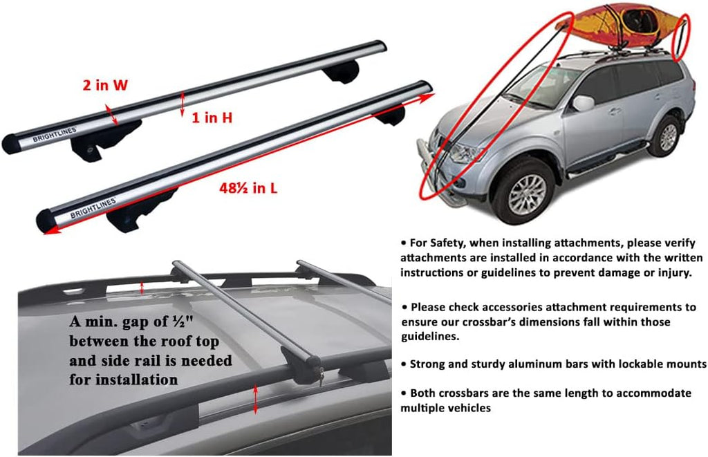 Cross Bars Roof Luggage Bars Roof Racks V828458