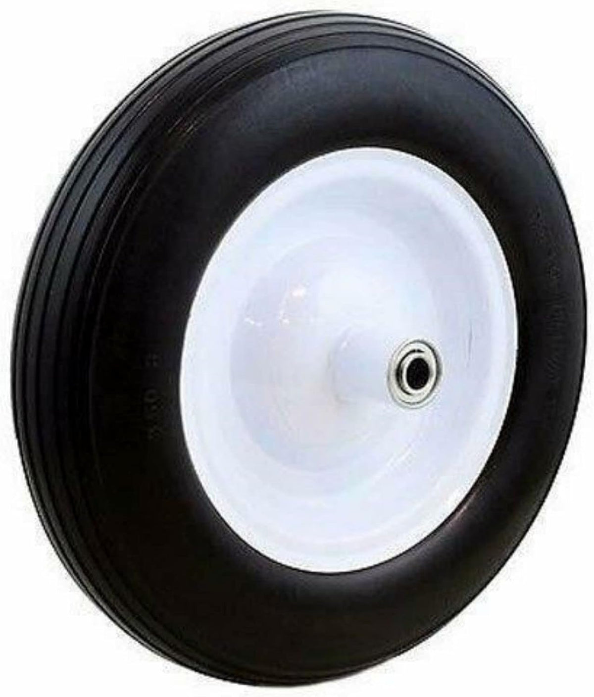14.2" Flat Free Solid Foam Wheelbarrow Tire 5/8 Axle F70154