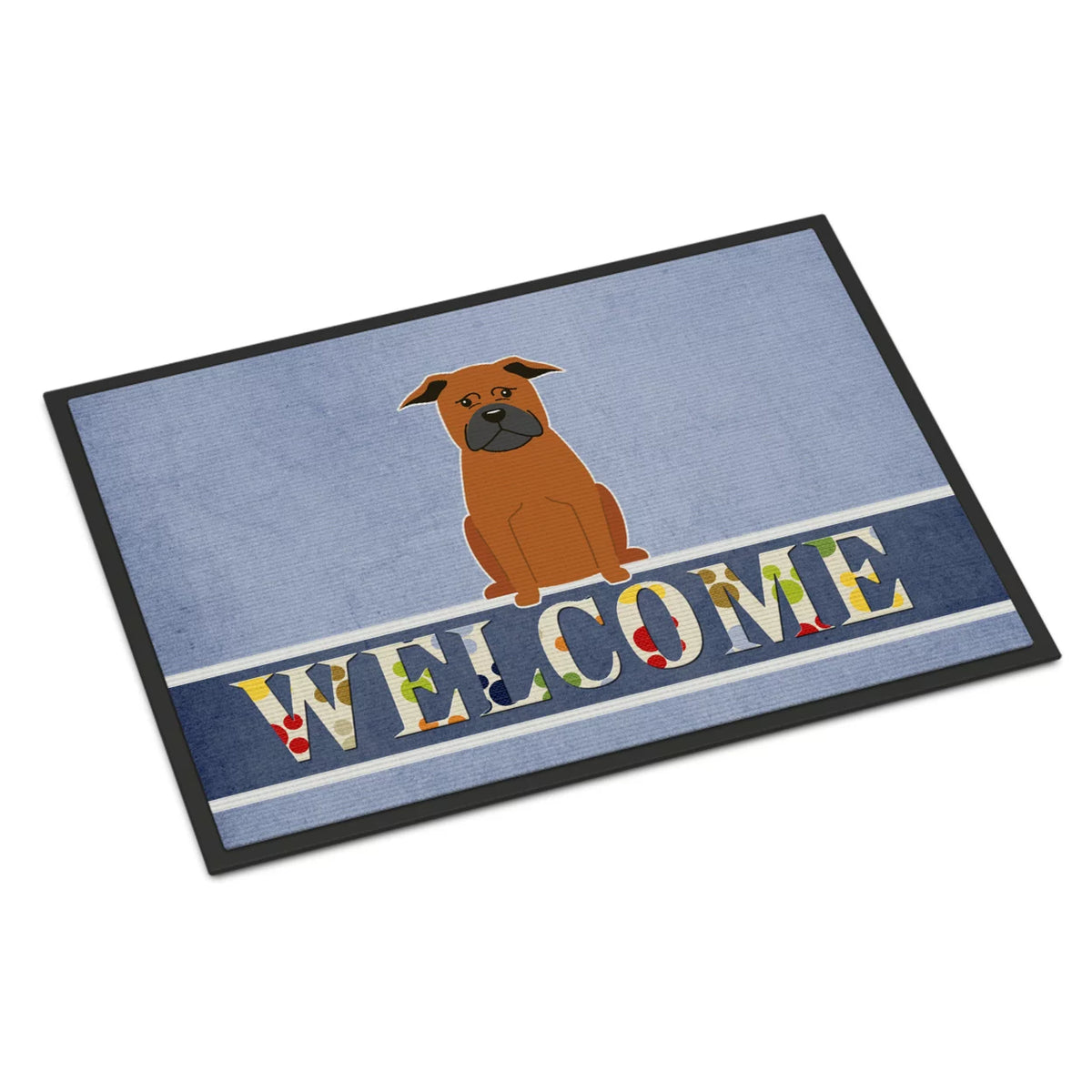 Chinese Chongqing Dog Welcome Door Mat 18x27 Doormat P351