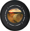 Spare Tire Cover Compass Country Life Farming Hay Bails in The Sun Wheel Covers L60373