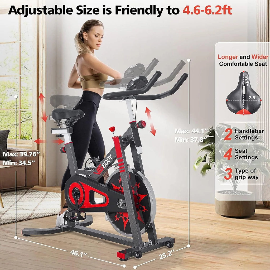 Exercise Bike Stationary Indoor Cycling Bicycle Q519