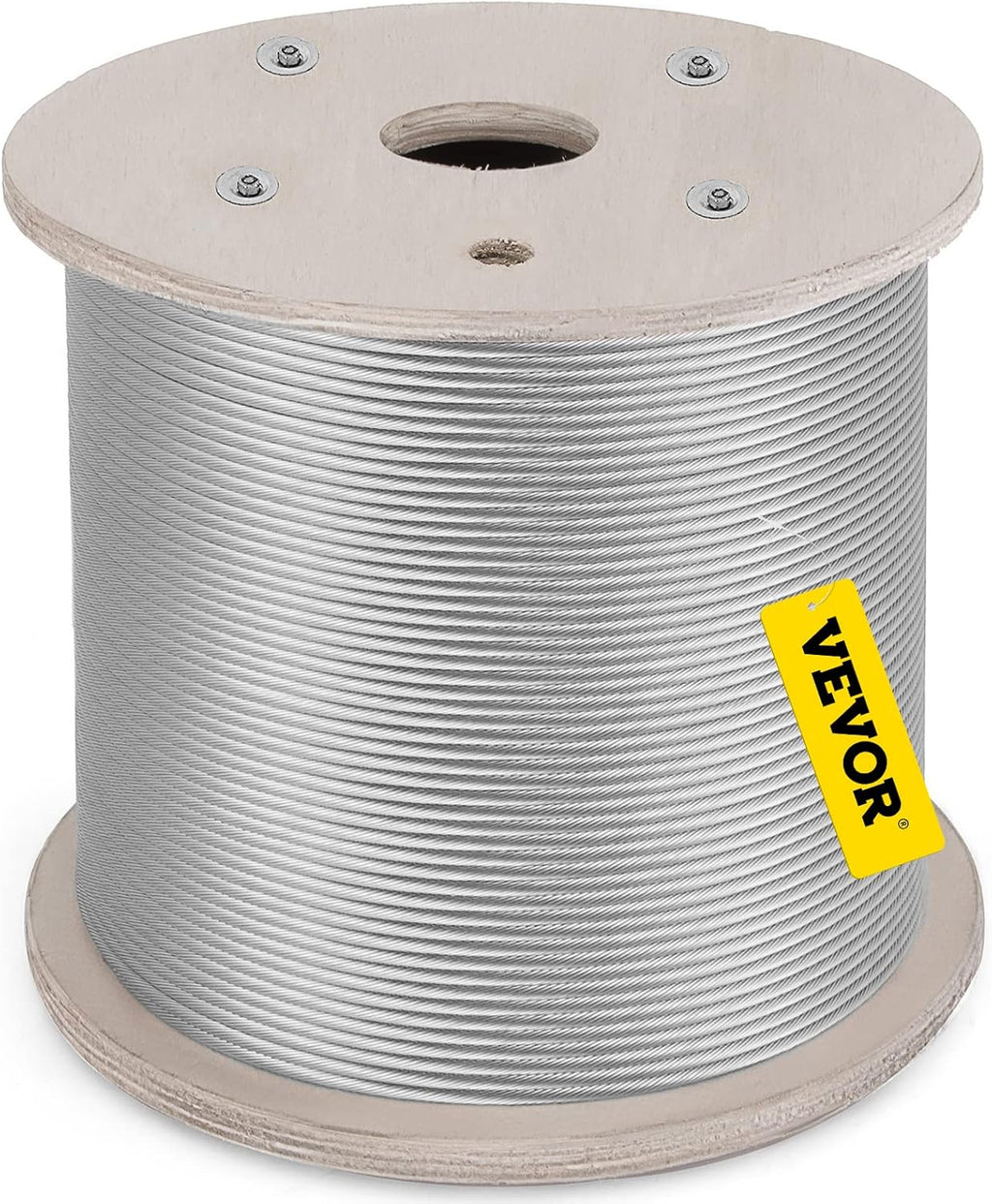 304 Stainless Steel Cable 1/4 Inch 7 X 19 Steel Wire Rope 200Feet M5616