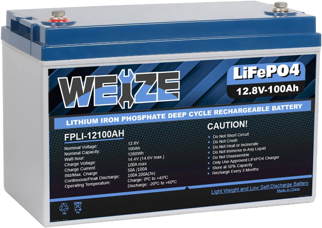 12V 50Ah LiFePO4 Lithium Battery with Smart BMS E461996