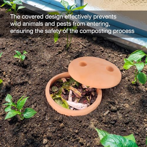Clay Worm Composting Bin I10918