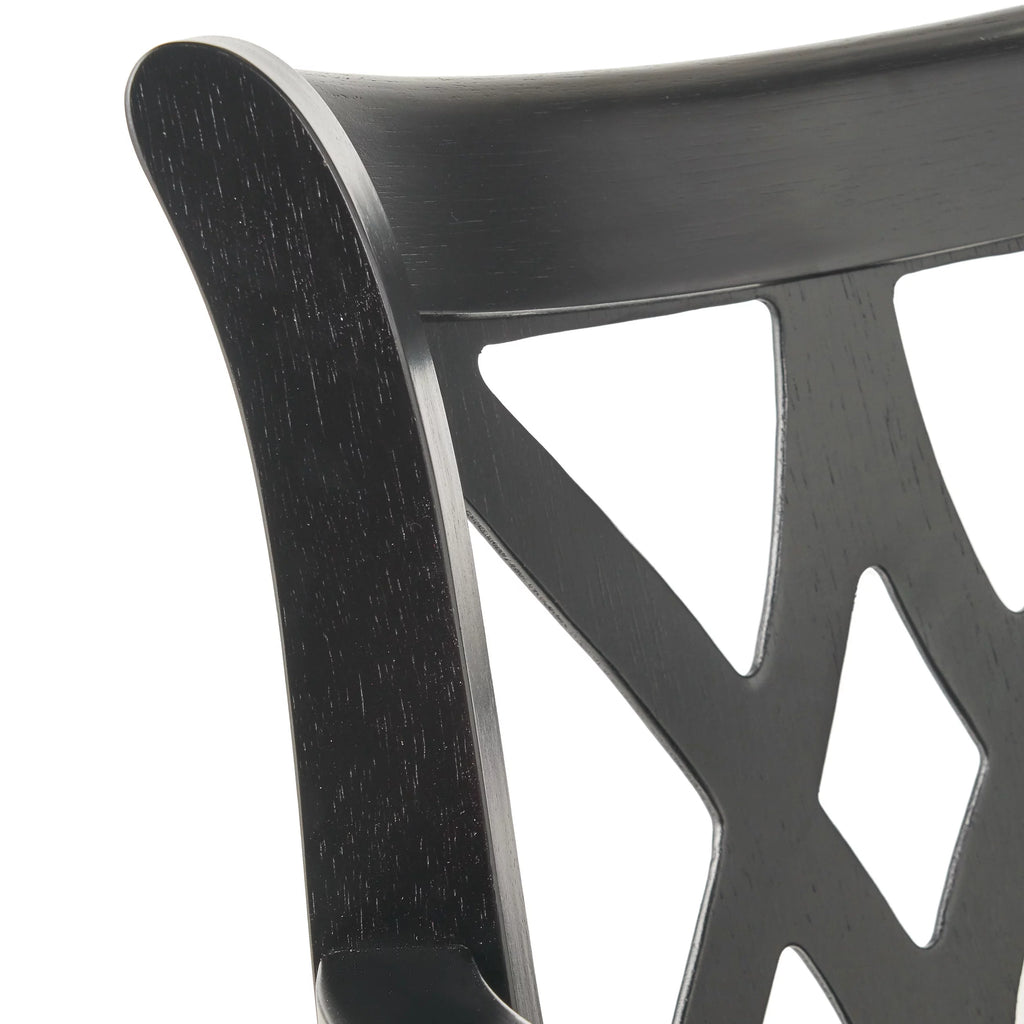 Black Bonded Leather Swivel Barstool G925