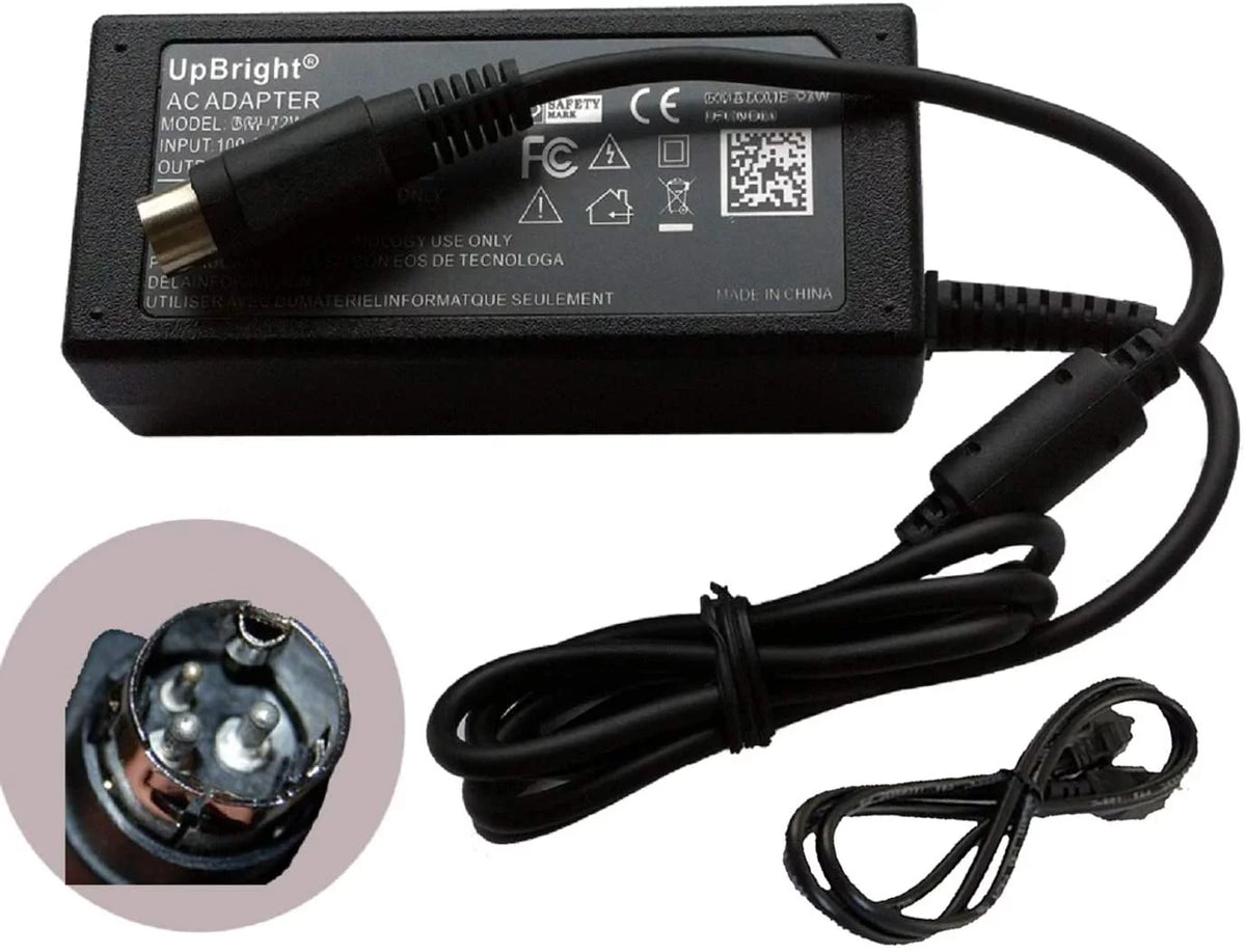 3-Pin DIN AC / DC Adapter Switching Power Supply Cord Cable Charger K933