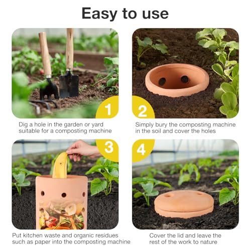 Clay Worm Composting Bin I10918
