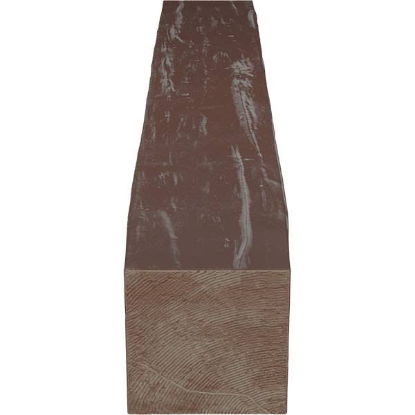 Aged Pecan Faux Wood Fireplace Mantel J7322