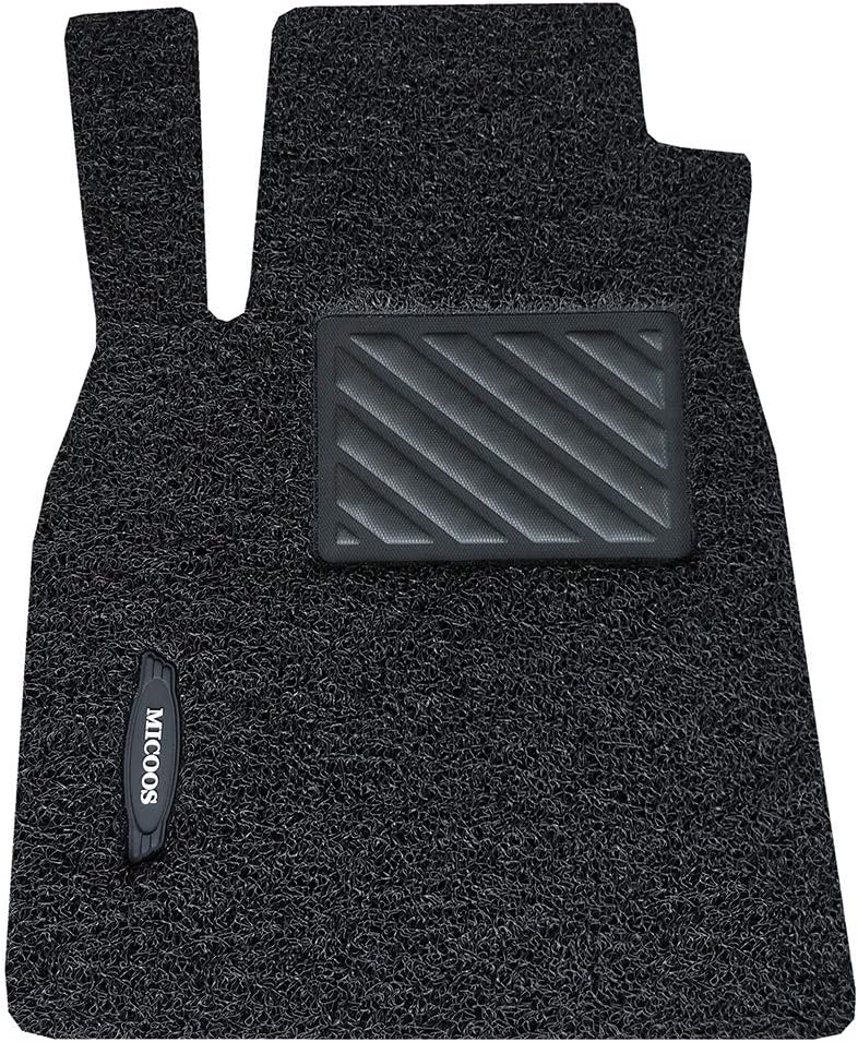 Black Waterproof Heavy Duty Car Floor Mat Set Pack of 2 B166283