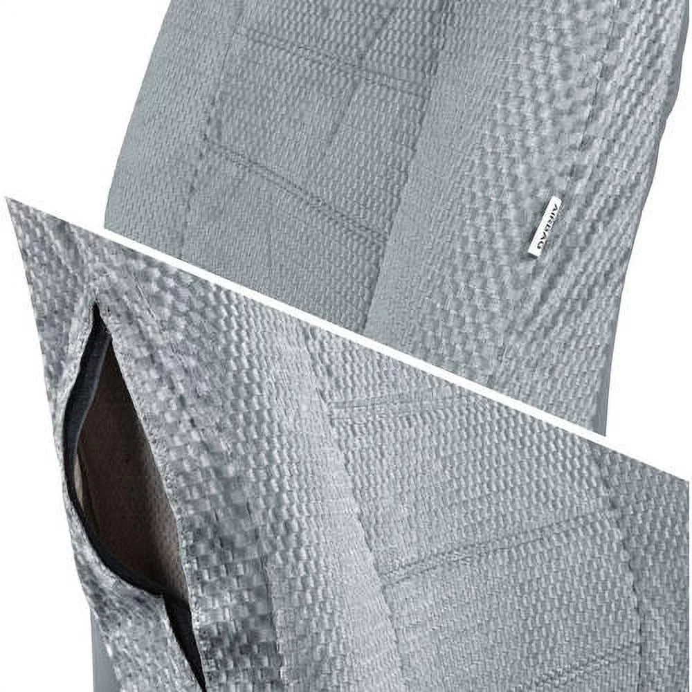 Checkered Cloth Car Seat Covers, 9pc Front and Rear Full Set W5842