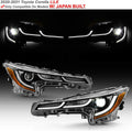 Black LED Projector Headlights Set Left+Right X8569