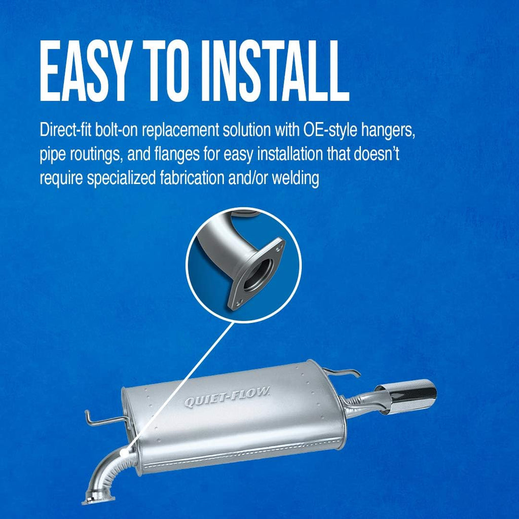 Quiet-Flow Exhaust Muffler Pack of 2 F17620