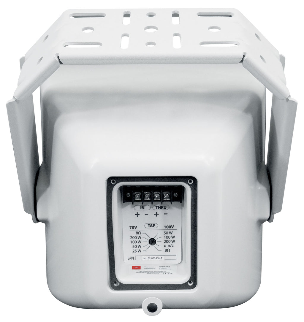 8" White Indoor/Outdoor Surface Mount Speakers Q960823