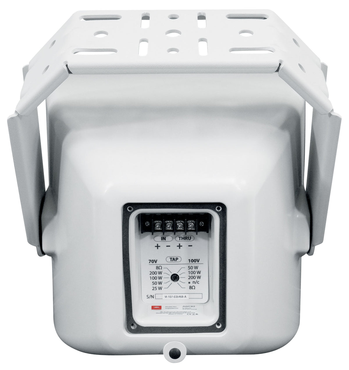 8" White Indoor/Outdoor Surface Mount Speakers Q960823