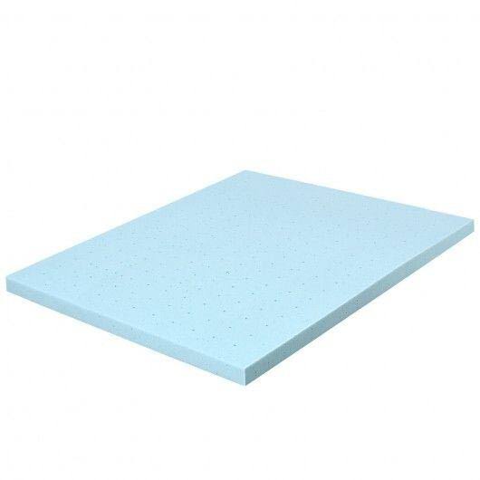 4x22 Gel Injection Memory Foam Ventilated Mattress Topper Full Size Q1743