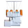 White Heavy-Duty Metal Frame Overlock Machine U97107