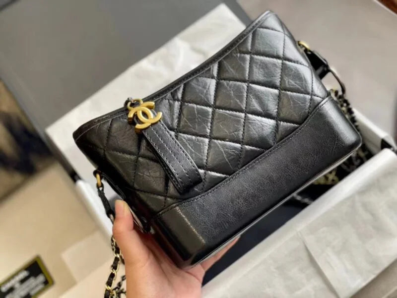 Black Hobo Bag D5997