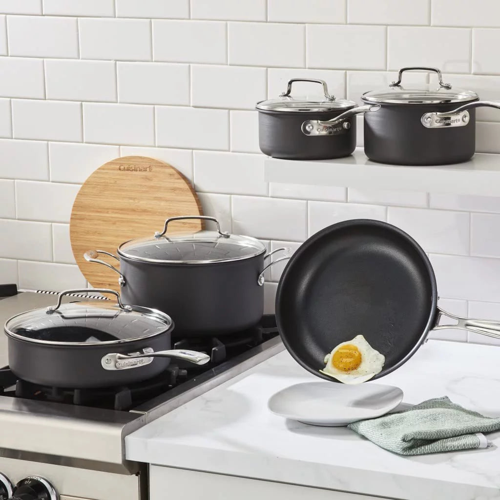 9 Piece Hard Anodized Cookware Set W52000