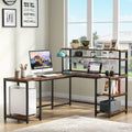 67" Computer Desk with Hutch H895696