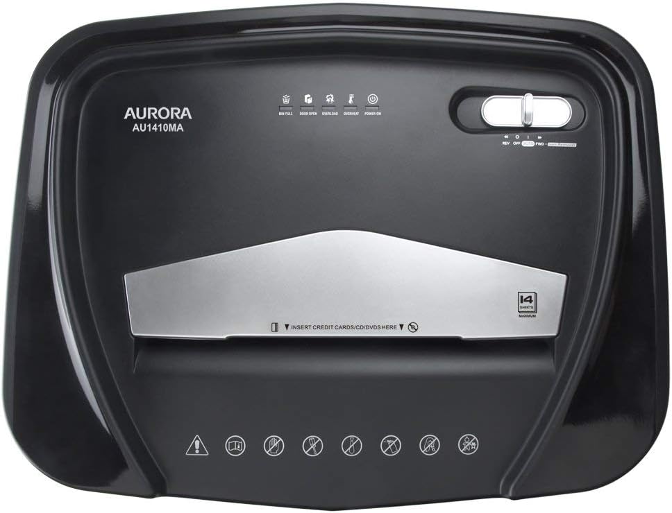 14-Sheet Micro-Cut Paper and CD/Credit Card Shredder U220
