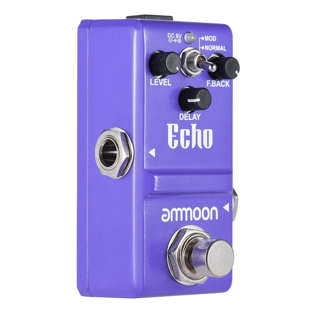 Delay Guitar Effect Pedal True Bypass Aluminum Alloy Body R52654