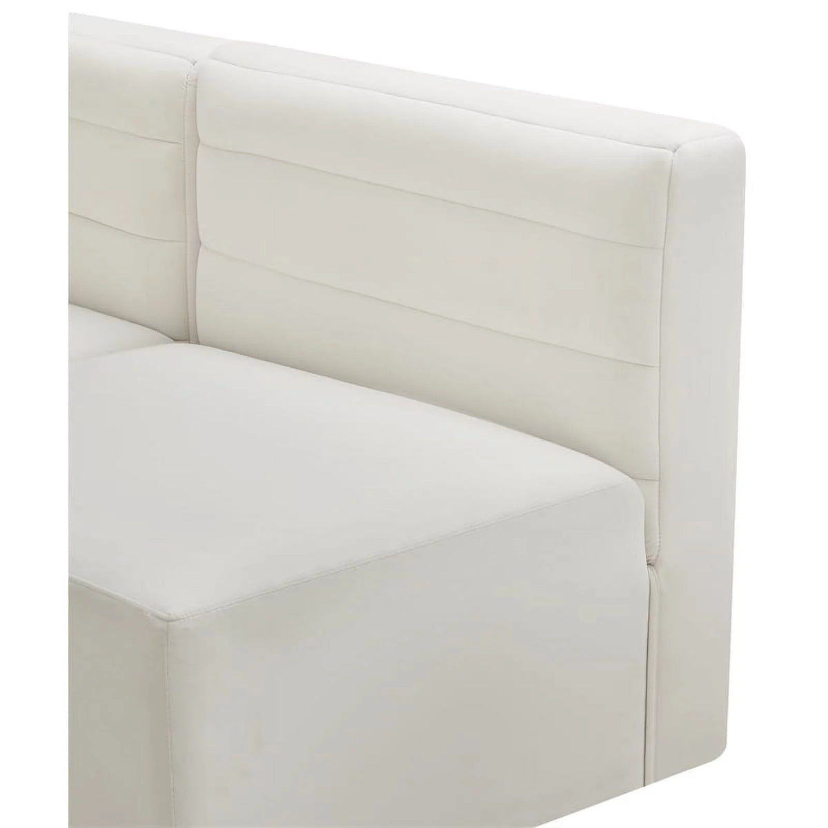 Cream Velvet Modular Sofa C65055
