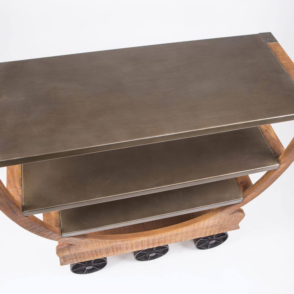 Mango Wood Cart W666959