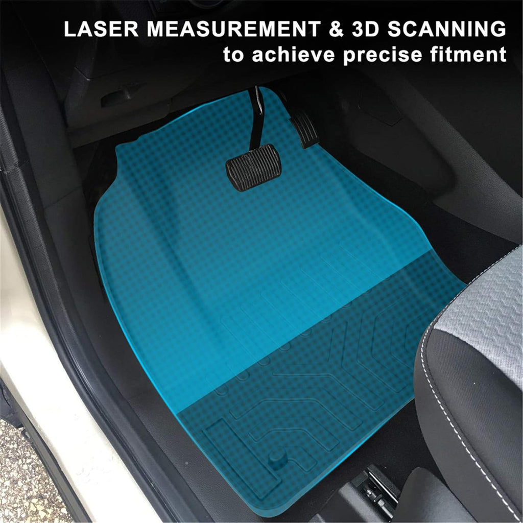 Black TPE All Weather Floor Mats for Ford Escape T426