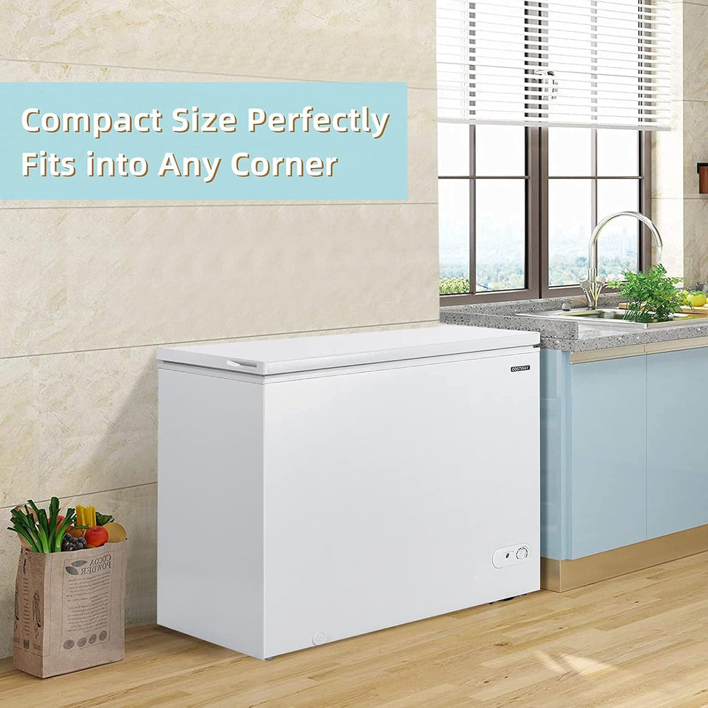 7.0 Cu.ft Upright Single Door Chest Freezer with 4 Removable Baskets F140