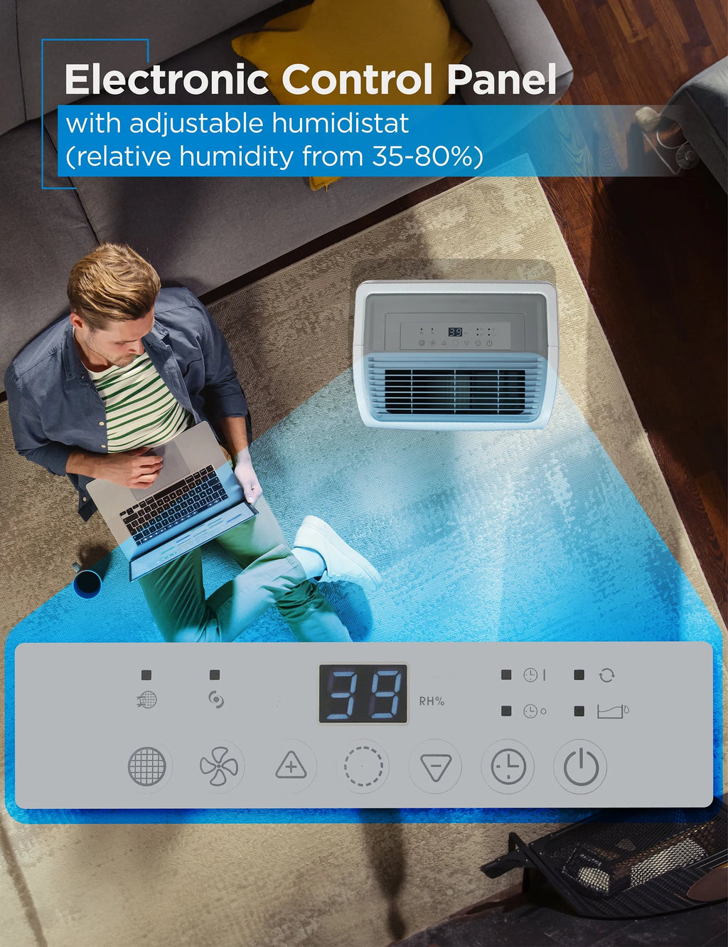 20-Pint Portable Dehumidifier M170685